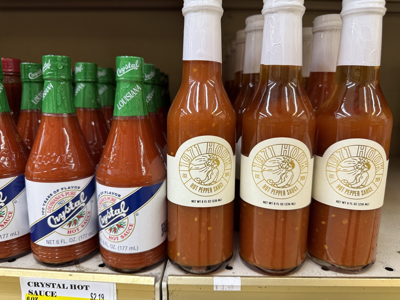 1971 Hook on retail shelf